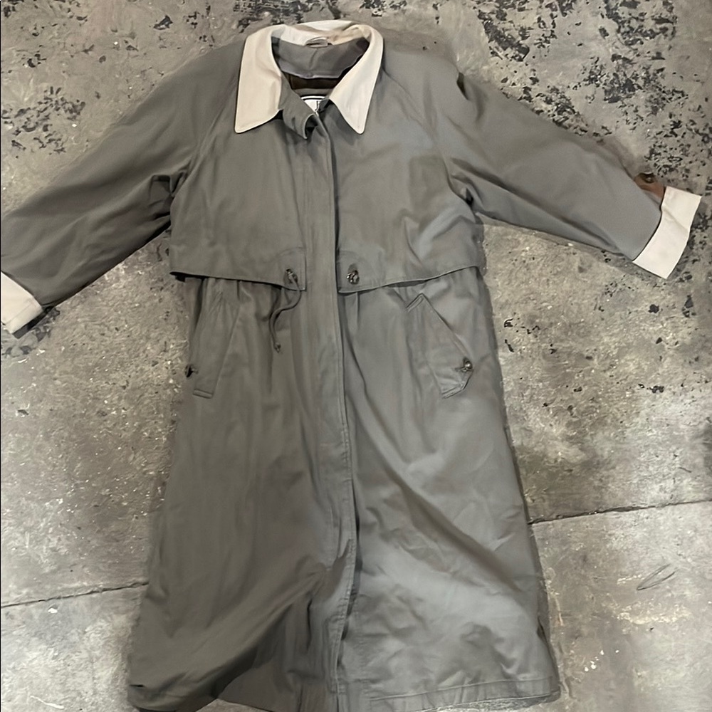 Rare mens Fleet Street flannel lined coat size 8 vintage 90’s